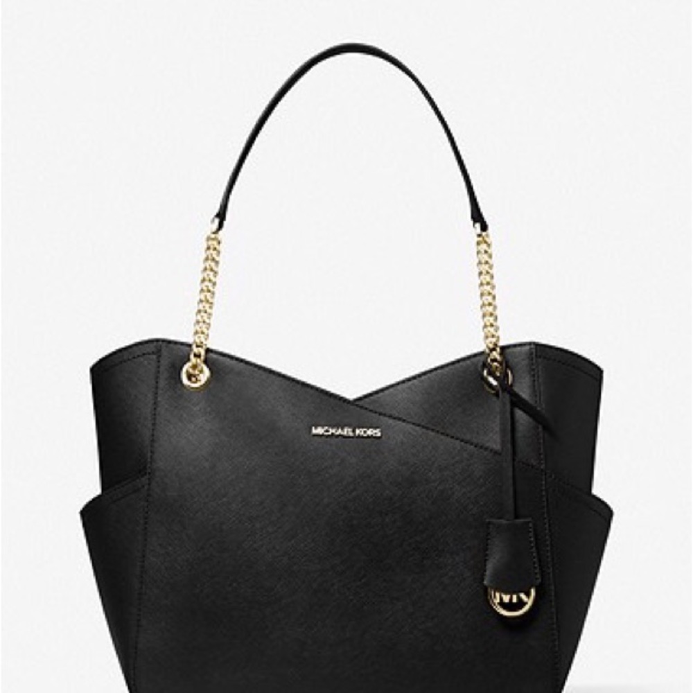 SALE Michael Kors Jet Set Large Saffiano Leather Shoulder Bag
